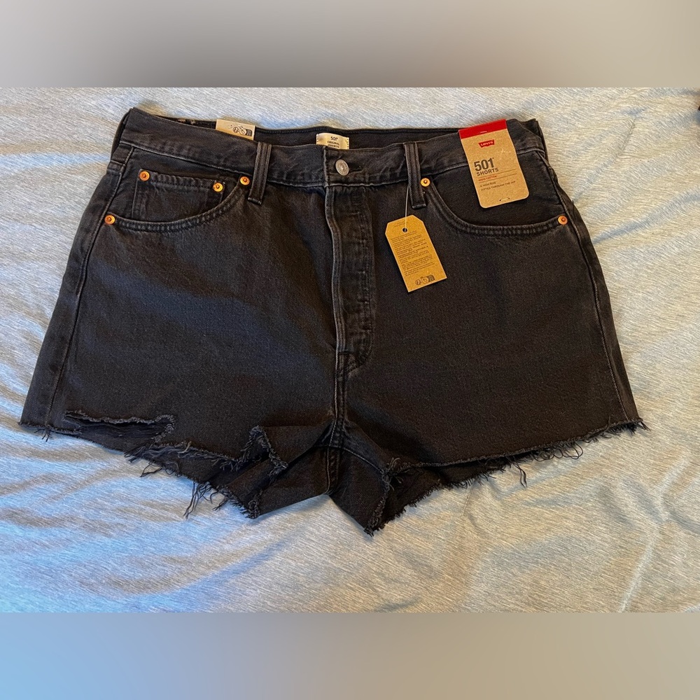 Levi's Women's Dark Denim Jean Shorts